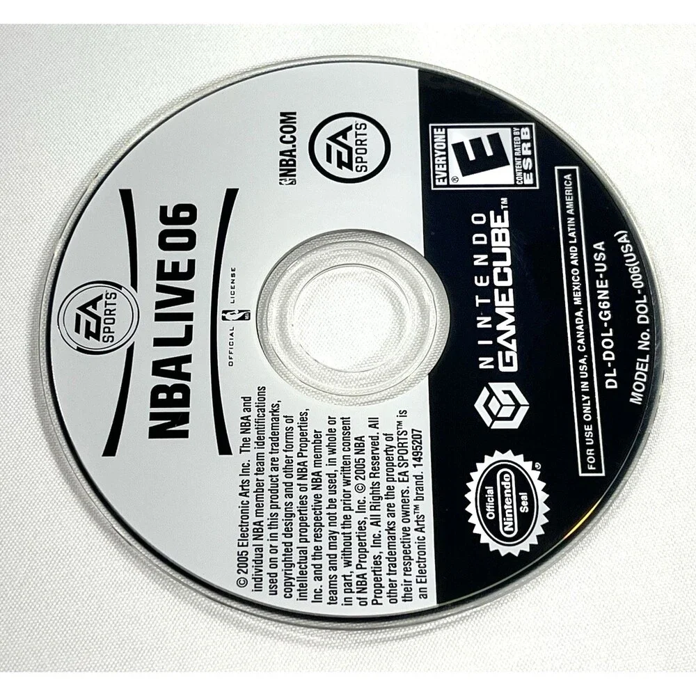 NBA Live 2005 EA Sports Nintendo GameCube Disc Only Tested